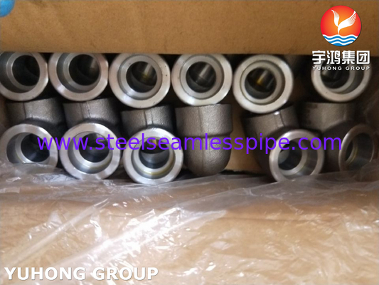 ASTM A105 Fittings Carbon Steel Socket Weld 90Deg LR Elbows 3000LBS ASME B16.11