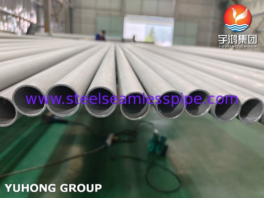 ASTM A269 TP304 Stainless Steel Seamless Tube Tubi yang Diiris dan Diiris