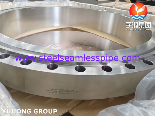 Flansa RTJ leher las ASME B16.5 ASTM A182 F310 WNRTJ