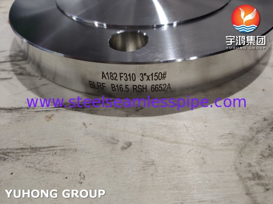 Flange buta baja tahan karat ASME B16.5 ASTM A182 F310 BLRF Flange