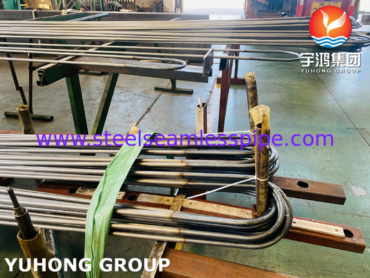 ASME SA213 TP316Ti Stainless Steel U Bend Tube 1.65mm Min Ketebalan