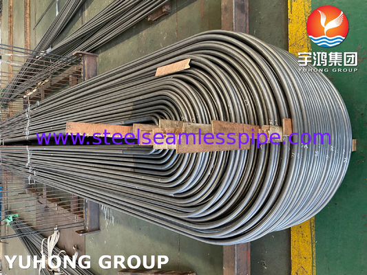 ASME SA213 TP316Ti Stainless Steel U Bend Tube 1.65mm Min Ketebalan