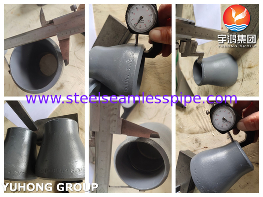 ASME B16.9 ASTM A234 WPB Fitting pipa baja karbon Fitting berlapis hitam