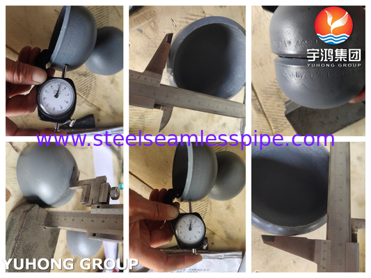 ASME B16.9 ASTM A234 WPB Fitting pipa baja karbon Fitting berlapis hitam