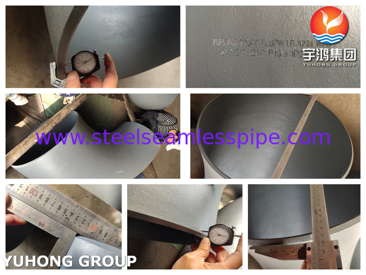 ASME B16.9 ASTM A234 WPB Fitting pipa baja karbon Fitting berlapis hitam