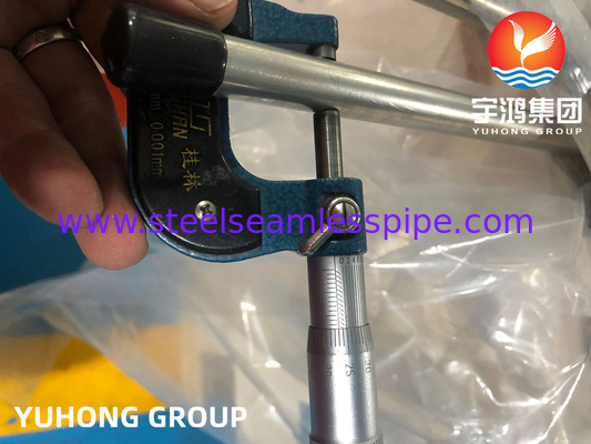ASTM A213 TP316L Tabung Instrumentasi Tabung Anil Terang Stainless Steel