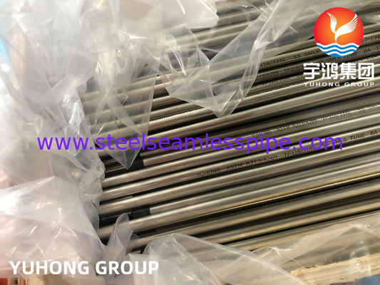 Tabung stainless steel tanpa jahitan Precision Bright Annealed ASTM A213 ASME SA269