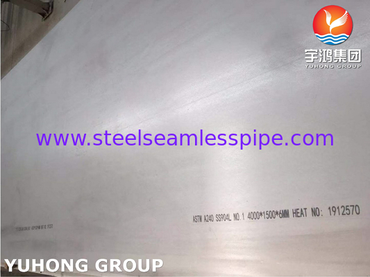 Plat ASTM A240 stainless steel 904L dengan ketahanan tinggi terhadap kerontokan korosi stres