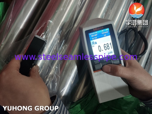 ASME SA270 ASTM A270 Stainless Steel Welded Tube Polished 320 240 GRIT