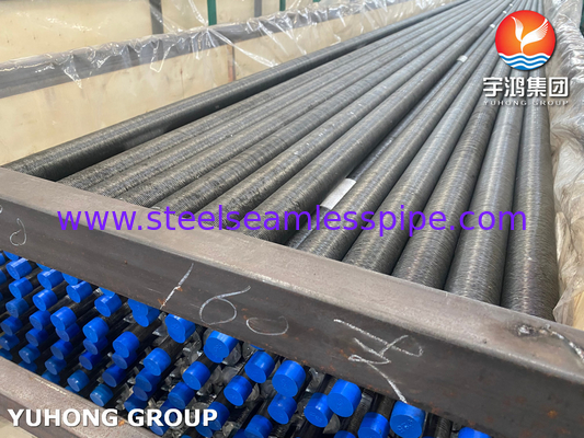 Tipe L Pipa Fined A179 Karbon Steel Fin tabung Al Fin Untuk pendingin udara