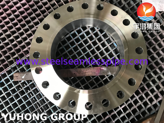ASTM A182 F53 UNS S32750 Super Duplex Steel Slip On RF Flanges untuk Desalinasi