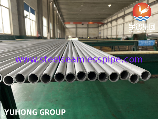 EN10216-5, GOST 9941-81, ASTM A213, A269, A376 TP347 / TP347H Stainless Steel Seamless Tube untuk boiler pembangkit listrik