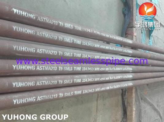 ASME SA213 T9 Stainless Tube Untuk Tungku Api