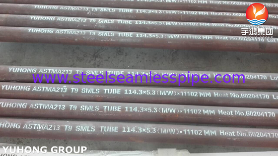 ASME SA213 T9 Stainless Tube Untuk Tungku Api