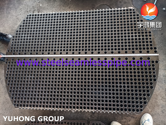 EN 10025-2 S235JR Baffle Baja Karbon Piring Baffle Penukar Panas Disesuaikan