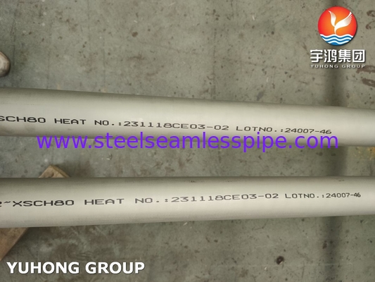 Pengolahan air ASTM A790 UNS S32750 Pipa stainless steel super duplex tanpa jahitan