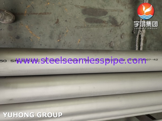 Pengolahan air ASTM A790 UNS S32750 Pipa stainless steel super duplex tanpa jahitan