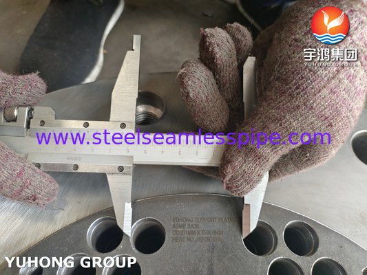 ASME SA36 Support Plate With High Mechanical Properties for Heat Exchanger Design (Plat pendukung dengan sifat mekanik tinggi untuk desain penukar panas)