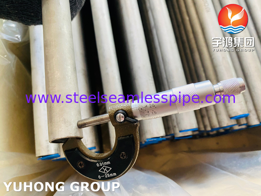 ASME SA213 TP316L 1.4404 tabung lentur U stainless steel tanpa jahitan untuk penukar panas