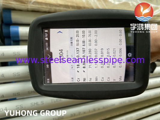 Profesional Shipbuilding Seamless Stainless Steel Tubing Untuk Toleransi Minyak dan Gas ± 1%