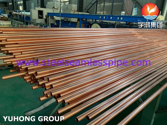 B111 C70600 Low Fin Tube Copper Nickel Alloy Air Cooler Untuk Penukar Panas