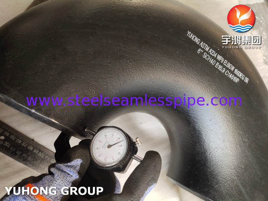 Fitting Buttweld Baja Alloy ASTM A234 WP9 180 derajat SR Elbow B16.9