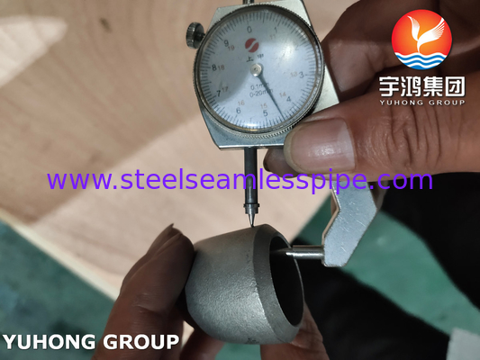 ASTM A403 WP310S-S Baja tahan karat 90 derajat Radius panjang siku