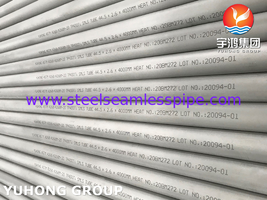 ASTM A268 TP430Ti Ferritic Stainless Steel Seamless Tube Dengan Titanium Stabilization