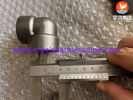 ASTM A182 F92 1/2 Inch 90° Elbow #6000 ASME B16.11 SW untuk Pembangkit Listrik