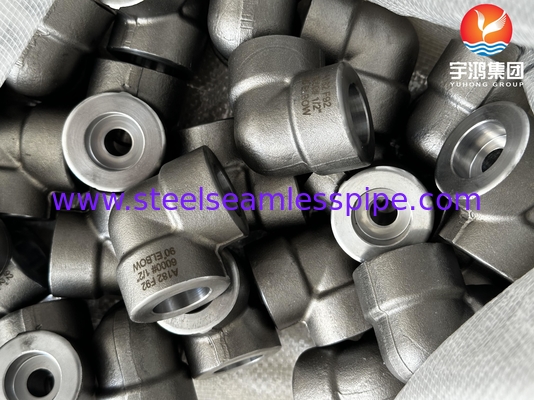 ASTM A182 F92 1/2 Inch 90° Elbow #6000 ASME B16.11 SW untuk Pembangkit Listrik