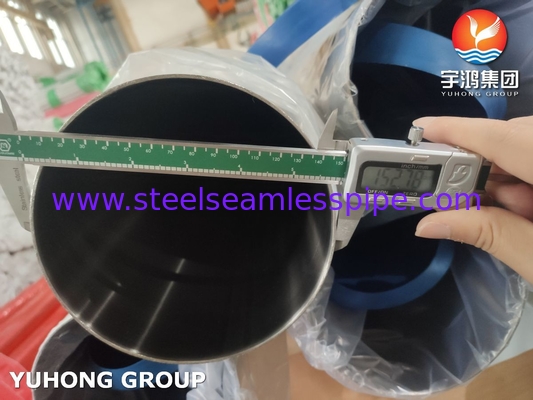 ASTM A270 Kelas Pangan SS304 Stainless Steel Sanitary Tube Polished Tubing