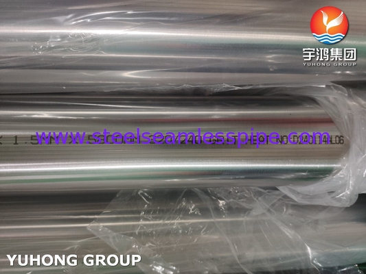 ASTM A270 Kelas Pangan SS304 Stainless Steel Sanitary Tube Polished Tubing