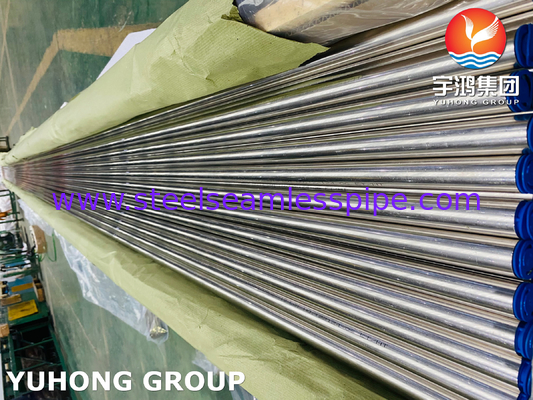 ASME SB111 C71500 Tabung Sistem Kondensator Tanpa Jajar Tembaga Nikel