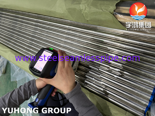 ASME SB111 C71500 Tabung Sistem Kondensator Tanpa Jajar Tembaga Nikel