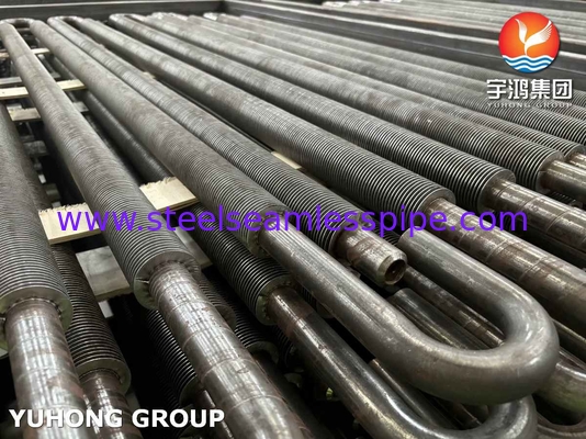 High Frequency Fined Tube HFW Heat Exchanger U Bend Fined Convection Tube