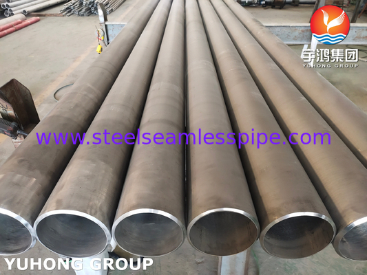 ASTM A376 TP347H Pipa tahan panas stainless steel tanpa jahitan