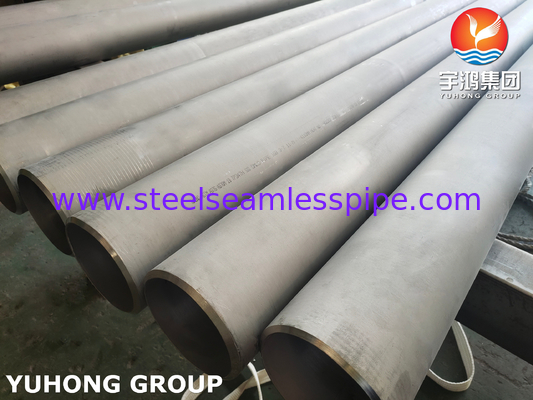 ASTM A376 TP347H Pipa tahan panas stainless steel tanpa jahitan