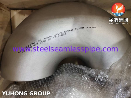 American Standard ASTM403 WP321 180 derajat pipa stainless steel siku B16.9