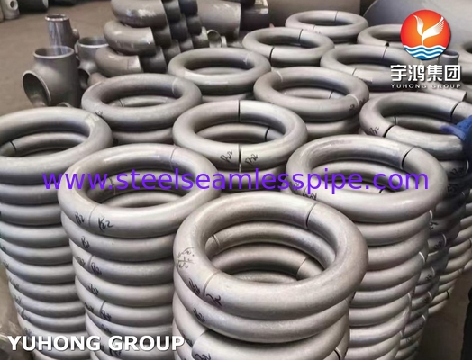 ASTM A403 WP304 Fittings pipa stainless steel 180 derajat siku B16.9 Buttweld