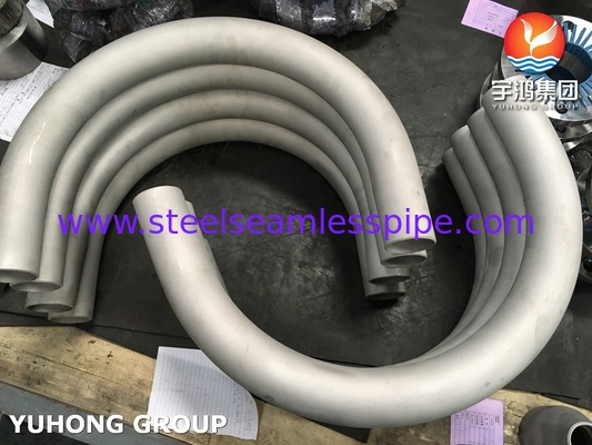 ASTM A403 WP304 Fittings pipa stainless steel 180 derajat siku B16.9 Buttweld