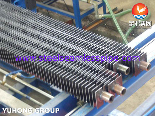 Tipe H Fin Tube Stainless Steel Square Fined Tube Untuk Economizer