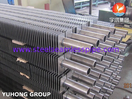 Tipe H Fin Tube Stainless Steel Square Fined Tube Untuk Economizer