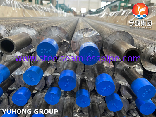 ASTM A179 Karbon Steel Fined Tube L G LL Tipe Untuk Kondensor Dingin Udara