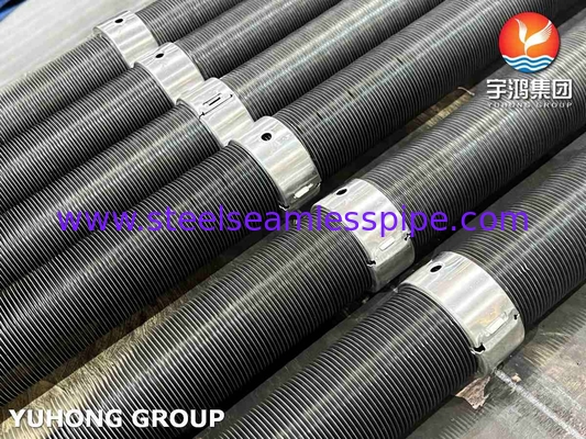 Tipe G Tubu Fin Tertanam A1060 A1100 C12200 Untuk Cooler Heater Economizer