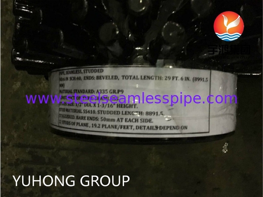 Tabung Oval Berbentuk HFW ASTM A335 P9 tabung bertopeng untuk Pengelasan Frekuensi Tinggi