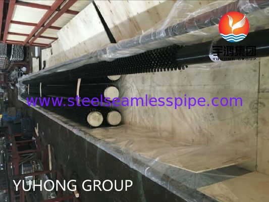 Tabung Sirip Berulir ASTM A335 P9 Bentuk Oval Sandblasted untuk Pengelasan Frekuensi Tinggi