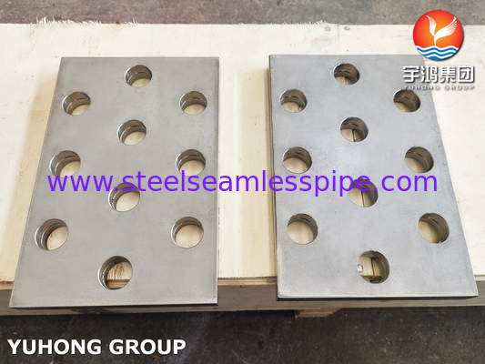 ASTM A240 stainless steel 304 Square Tube Sheet Baffle Plate untuk penukar panas