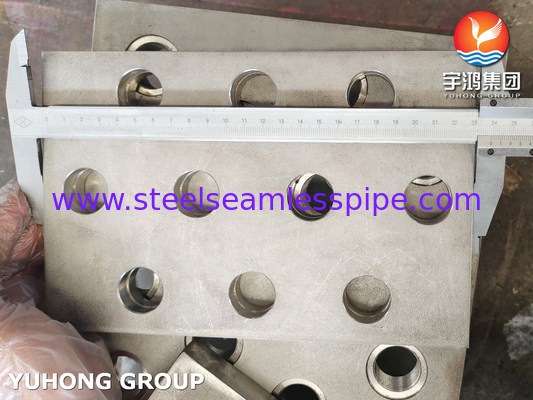 ASTM A240 stainless steel 304 Square Tube Sheet Baffle Plate untuk penukar panas
