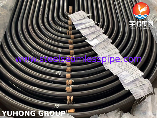 ASTM A179 Steel Karbon Seamless U Bend Tube Untuk Tubular Heat Exchanger Condenser