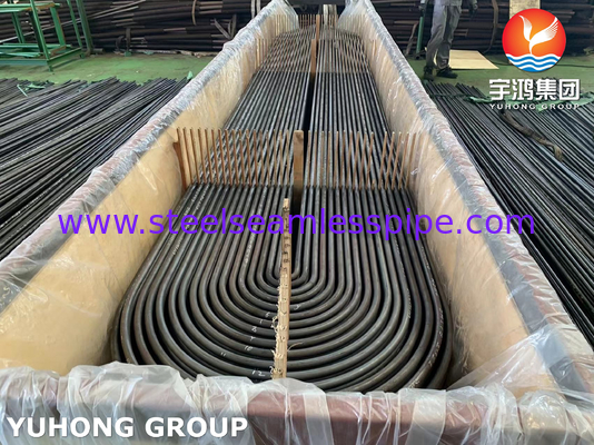ASTM A179 Steel Karbon Seamless U Bend Tube Untuk Tubular Heat Exchanger Condenser